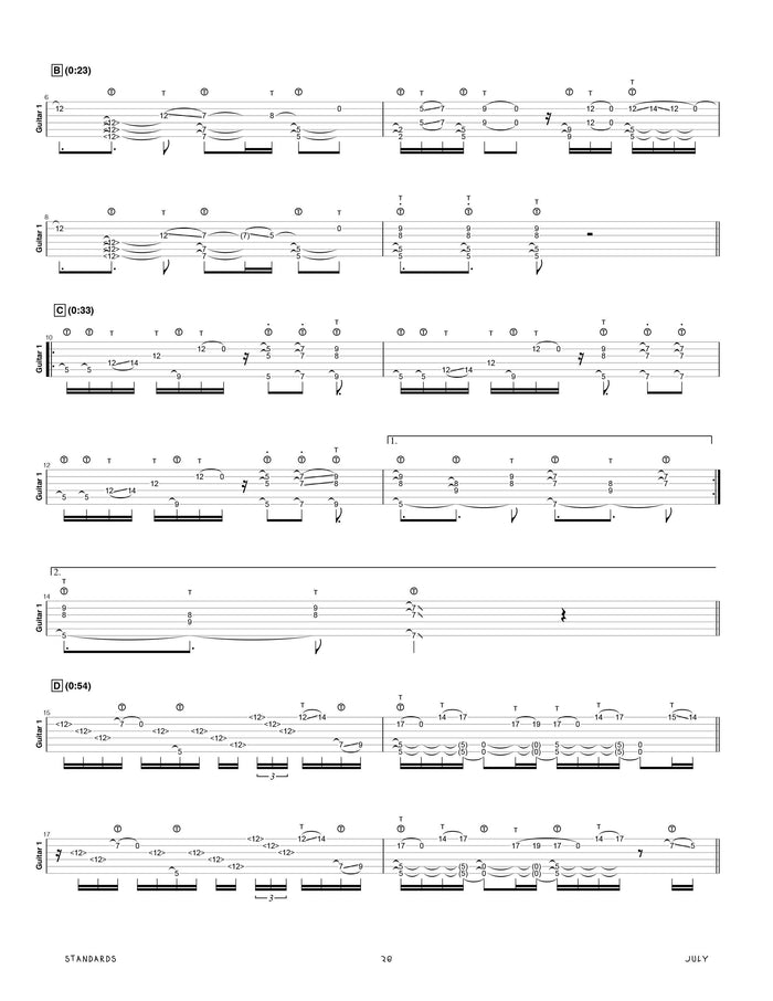 Printed Guitar Book, Digital Guitar Book
