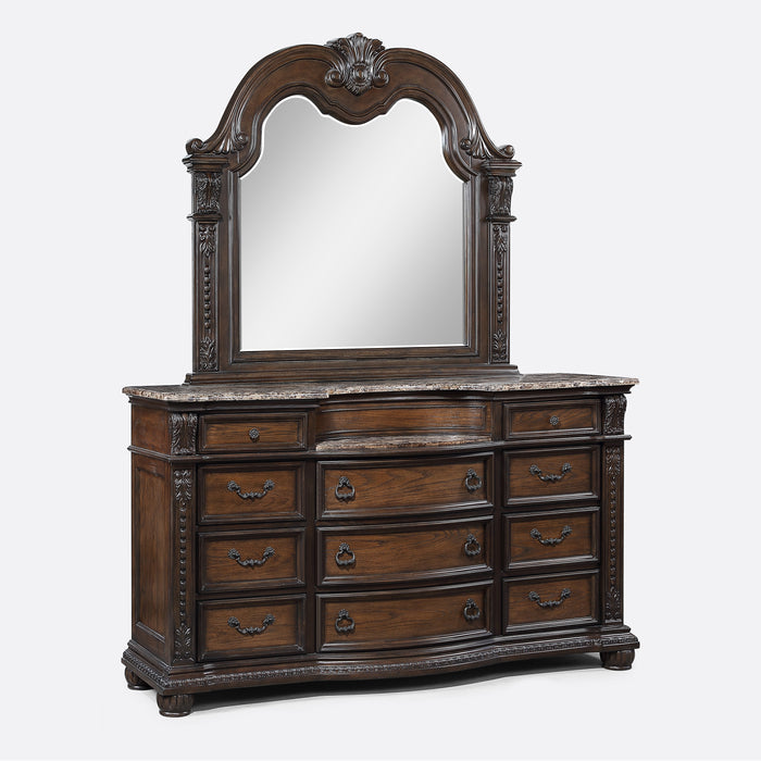 Stanley Dresser Mirror -Coffee Brown