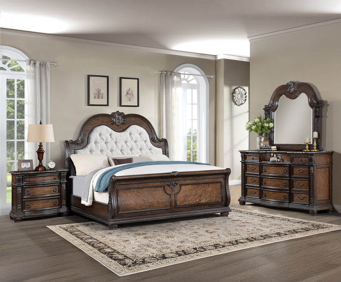Stanley Dresser Mirror -Coffee Brown