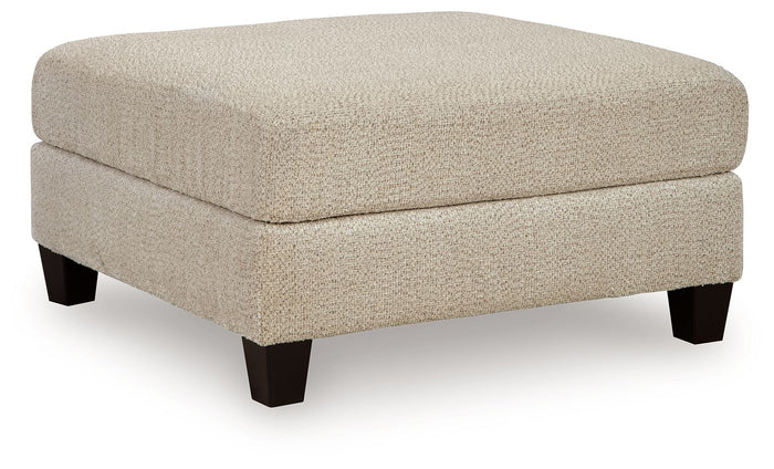 Steelwater Retreat Oversized Accent Ottoman Latte