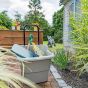 Suncast Lawn Cart - Dove Gray