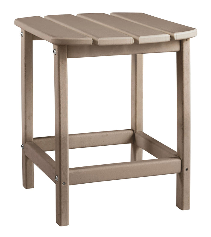 Sundown Treasure - Outdoor End Table Pearl Silver by Signature Design by Ashley® | Bel Furniture