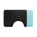 Back Supporter Surround Ventilated Latex Pillow Shoulder Cutout Contour