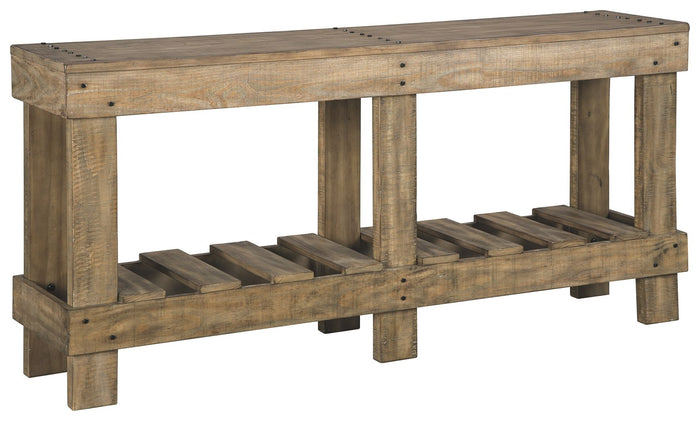 Susandeer - Brown - Console Sofa Table by Signature Design by Ashley® | Bel Furniture