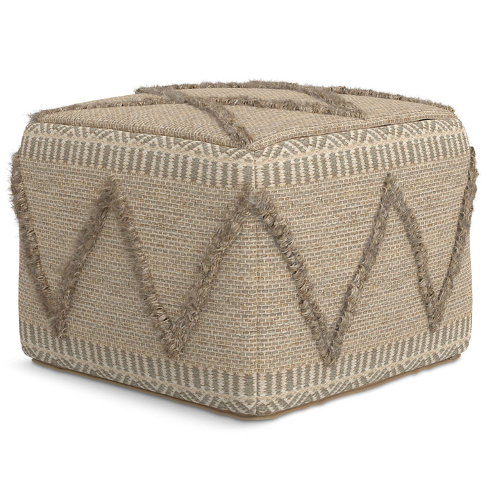 Sweeney - Upholstered Square Pouf - view 2