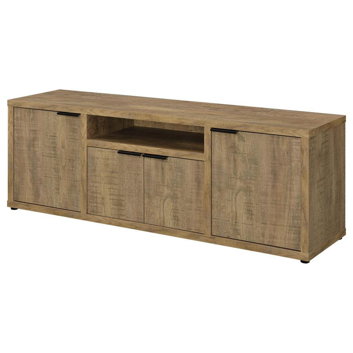 Tabby - 4 Door Engineered Wood TV Stand - Mango