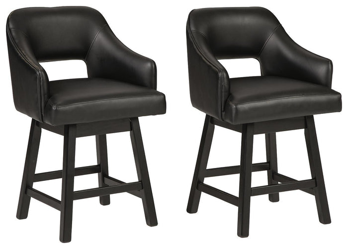 Tallenger - Upholstered Swivel Barstool (Set of 2) - view 3