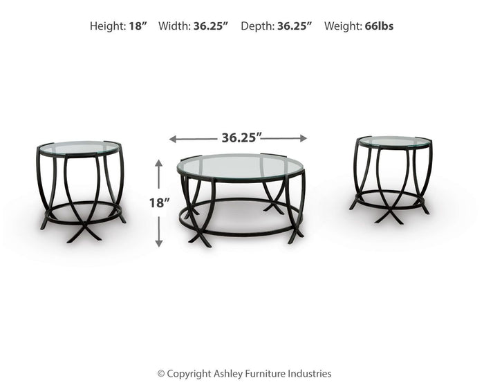 Tarrin - Occasional Table Set (Set of 3) - Black - view 5