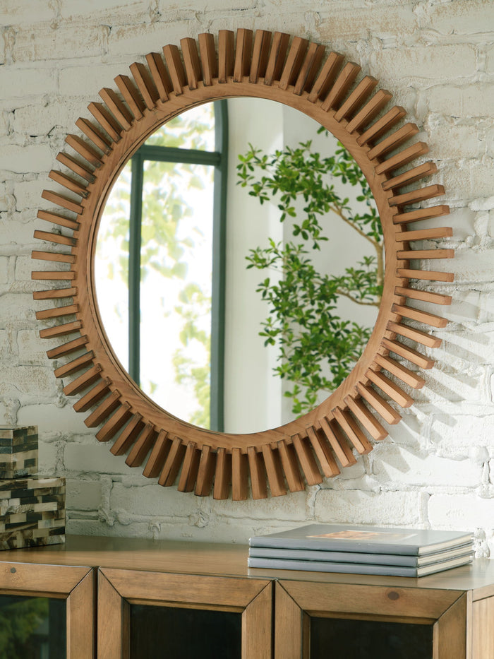 Tedwell - Accent Mirror - Brown - view 6
