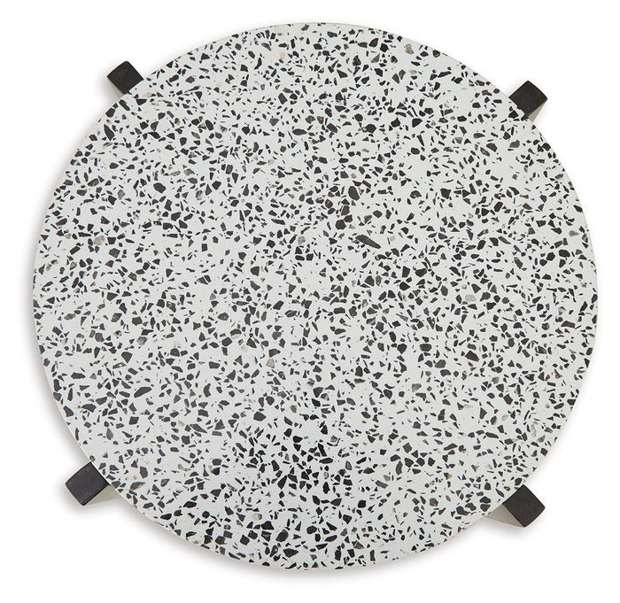 Tellrich - Black / White - Accent Table by Signature Design by Ashley® | Bel Furniture