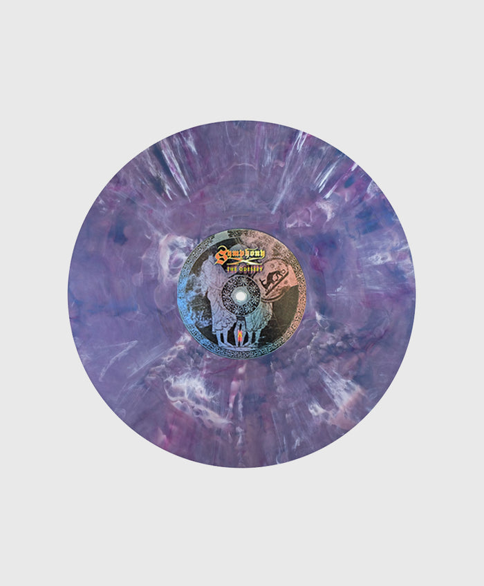 2xLP Purple Marble and Sea Blue Swirl