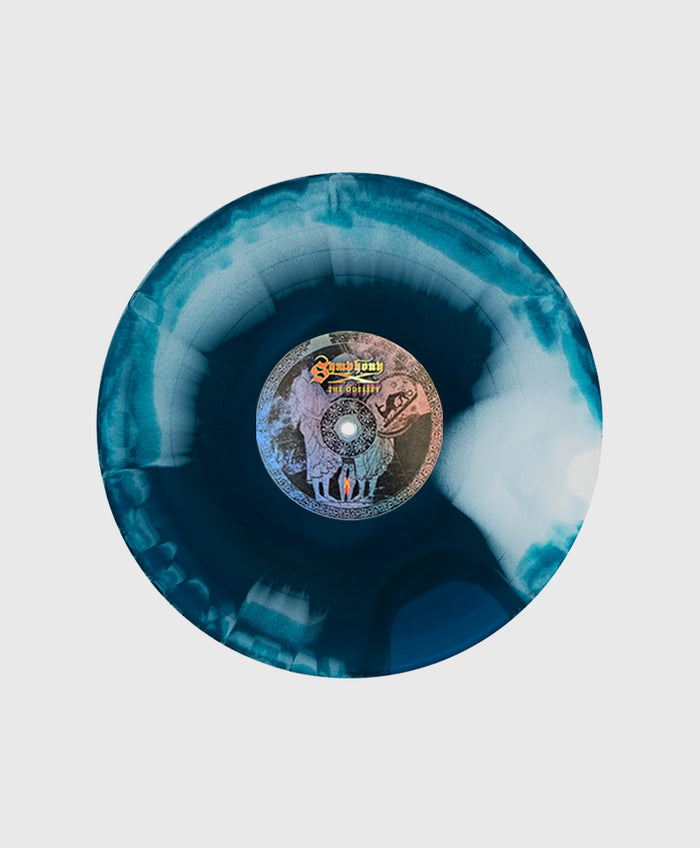 2xLP Purple Marble and Sea Blue Swirl