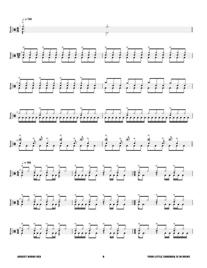 Printed Drum Book, Digital Drum Book
