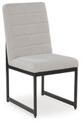Tomtyn - Light Brown - Dining Upholstered Side Chair (Set of 2) by Signature Design by Ashley® | Bel Furniture