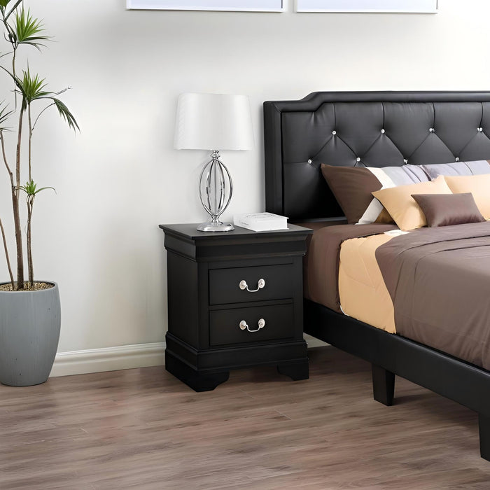 Traditional Style Bedroom Accent Nightstand - view 6
