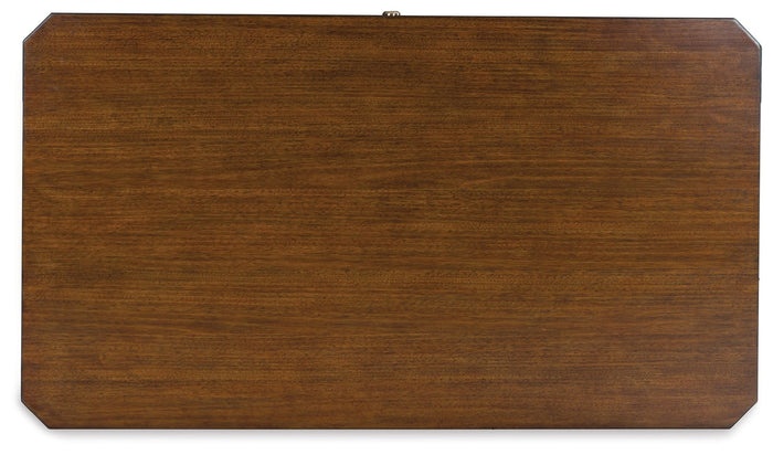 Trenmour - Medium Brown - Rectangular Cocktail Table by Signature Design by Ashley® | Bel Furniture