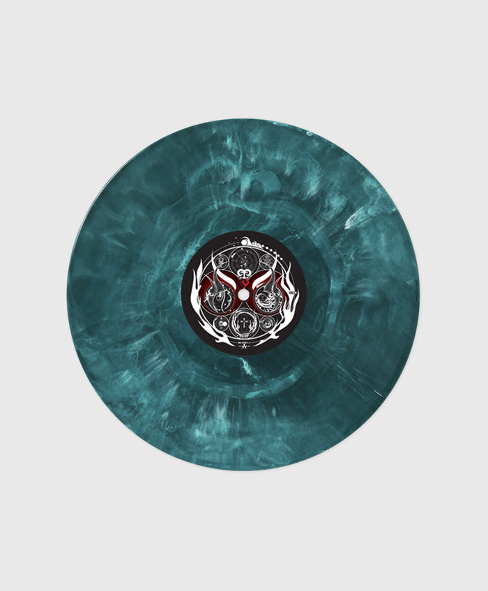 2xLP Marbled Forest Green + Fuscia LP