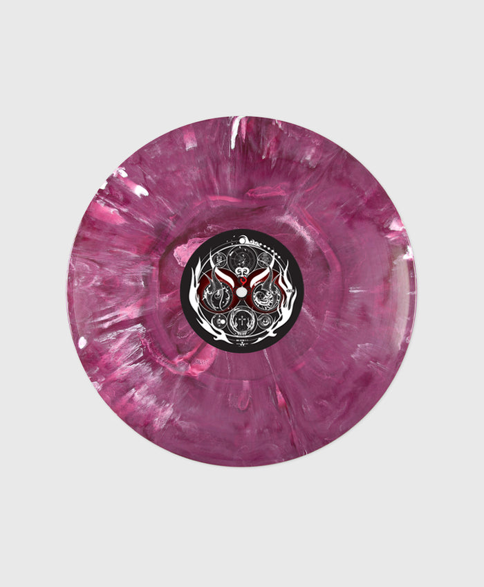 2xLP Marbled Forest Green + Fuscia LP