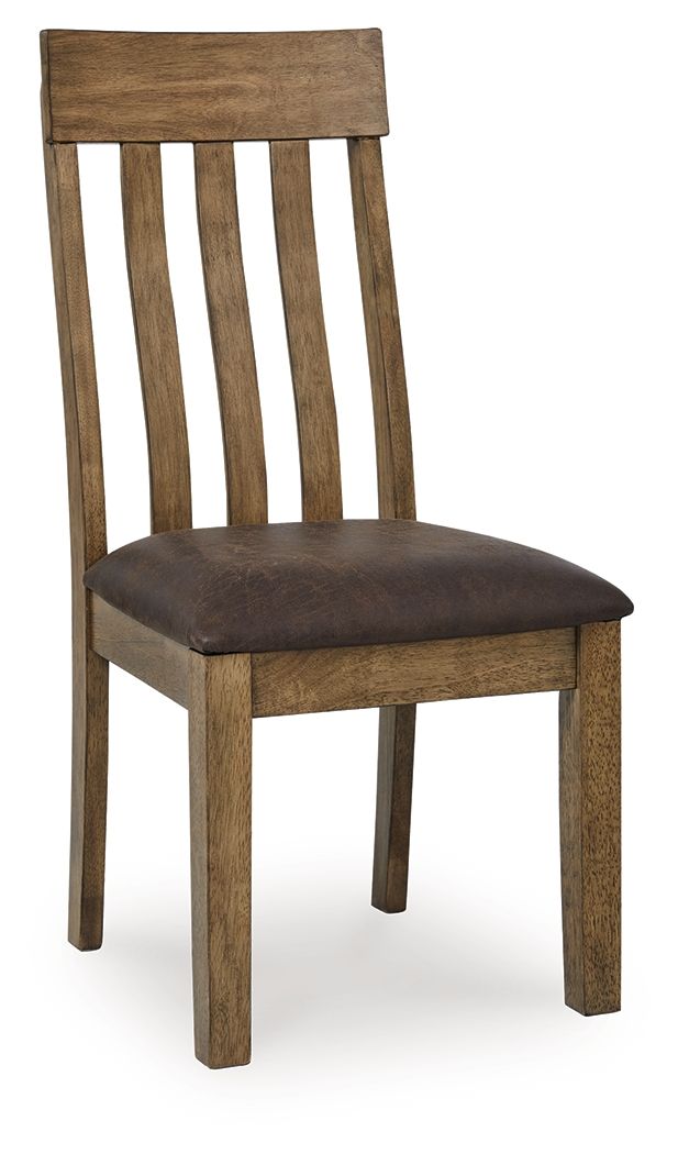 Urbinforte - Dining Upholstered Side Chair (Set of 2) - Light Brown - view 2