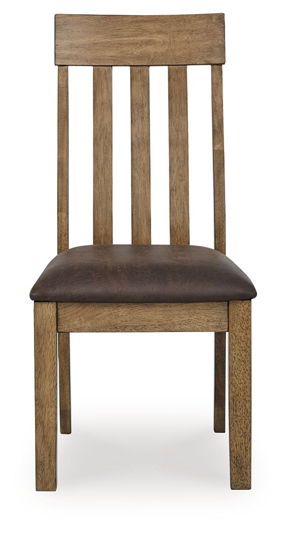 Urbinforte - Dining Upholstered Side Chair (Set of 2) - Light Brown - view 5