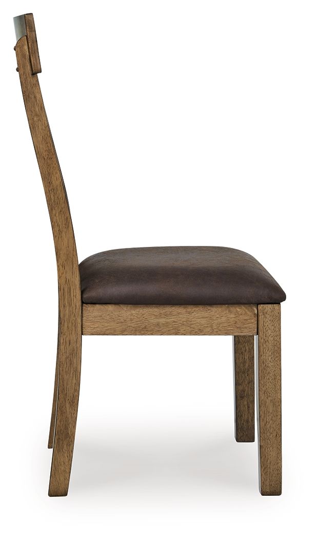 Urbinforte - Dining Upholstered Side Chair (Set of 2) - Light Brown - view 8