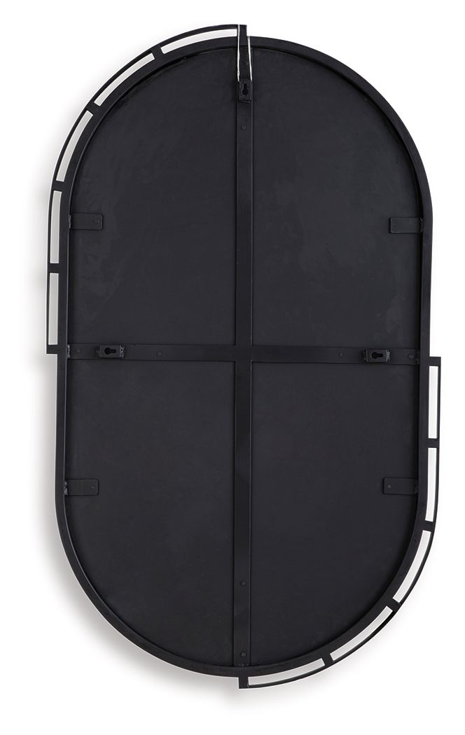 Valkings - Black - Accent Mirror by Signature Design by Ashley® | Bel Furniture
