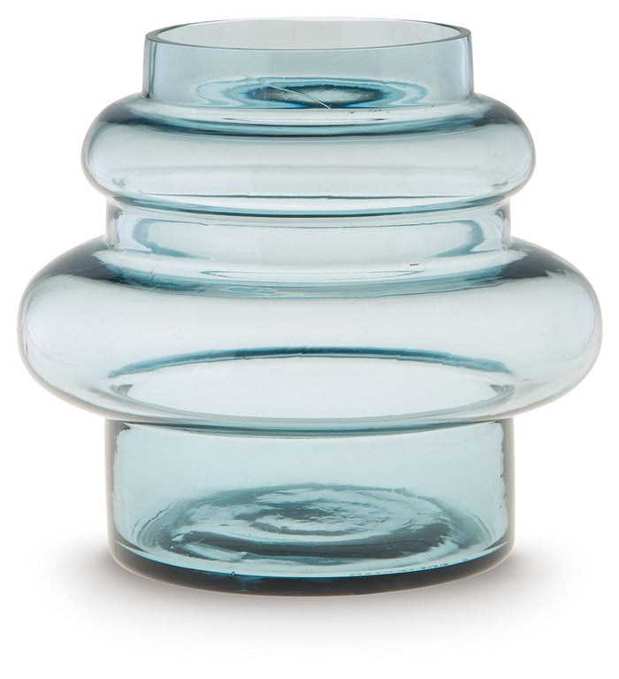 Vallmen - Blue Blue 8"W x 8"D x 7"H by Signature Design by Ashley® | Bel Furniture