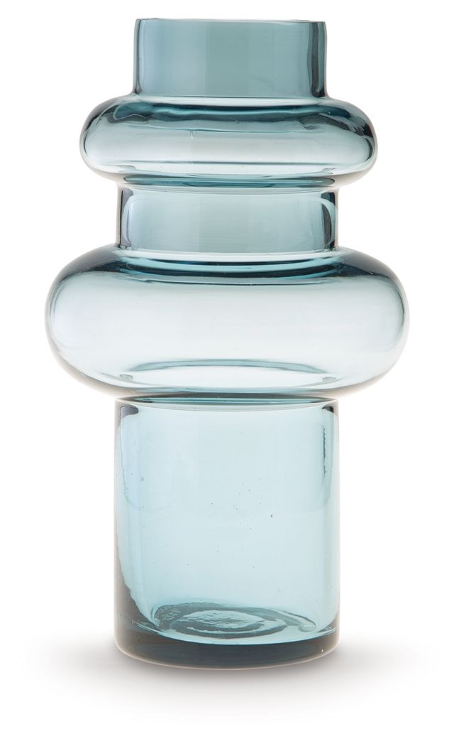 Vallmen - Blue Blue 6"W x 6"D x 10"H by Signature Design by Ashley® | Bel Furniture