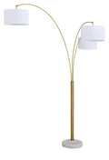 Valo Metal Arc Lamp Gold Finish