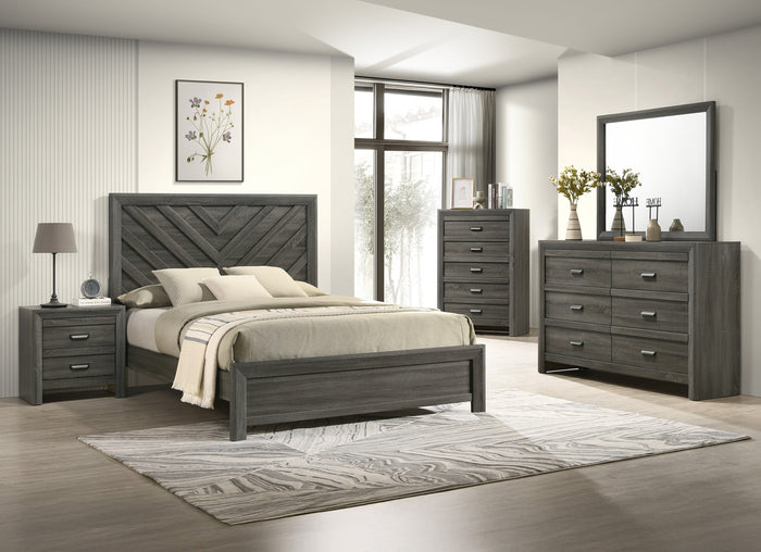 Valor Night Stand-Grey