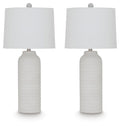 Vauville Poly Table Lamp (Set of 2) White