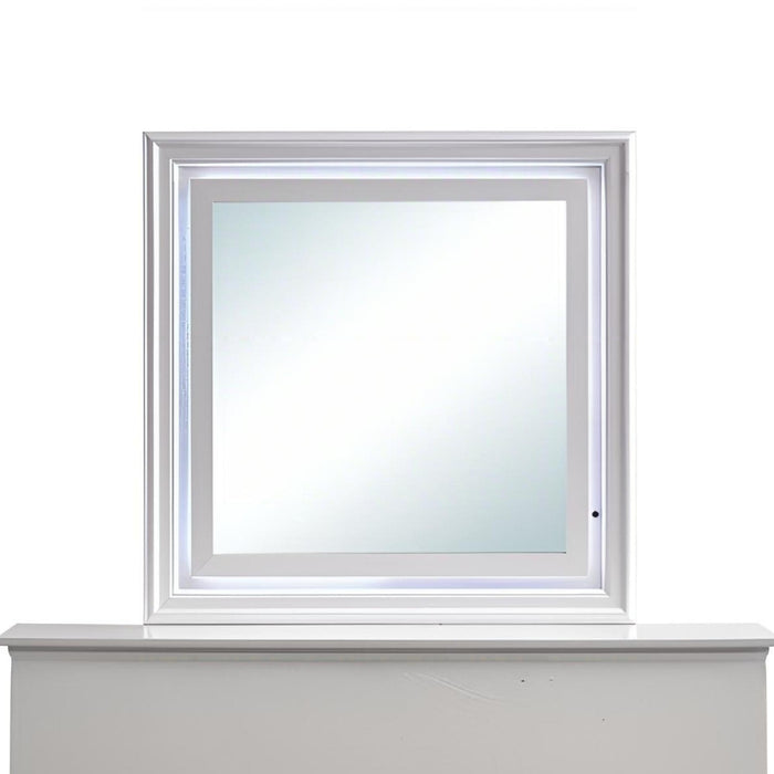 Verona Mirror With Premium Low Distortion Glass White