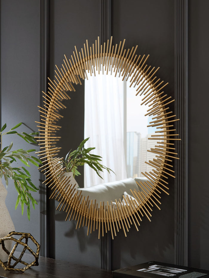 Wainport - Accent Mirror - Gold Finish - view 2