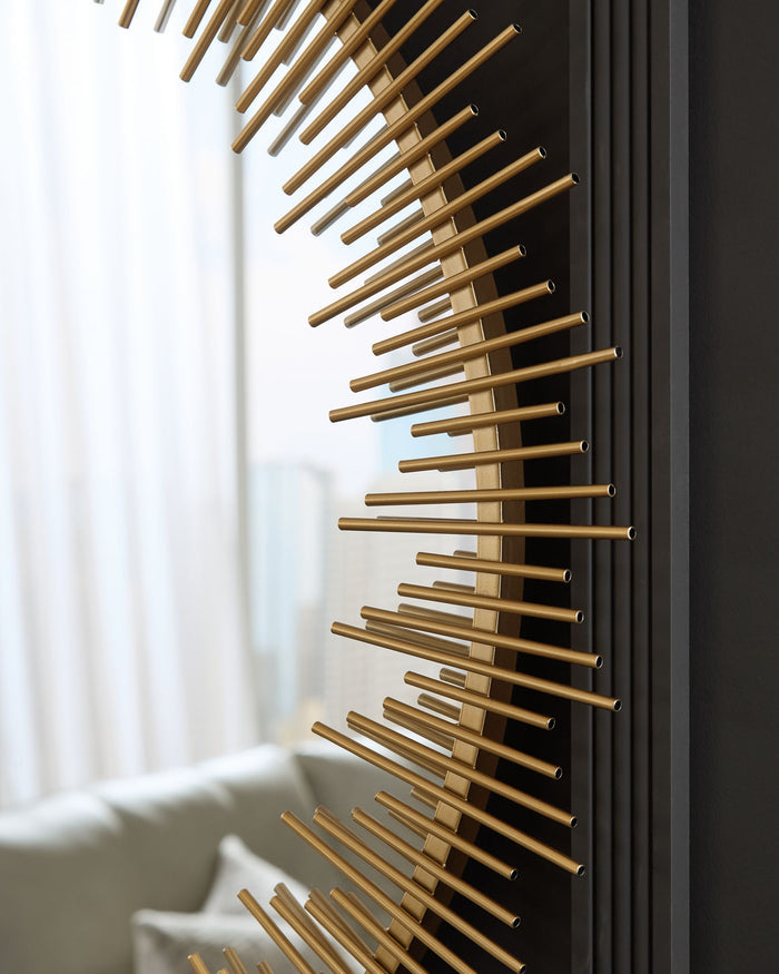 Wainport - Accent Mirror - Gold Finish - view 4