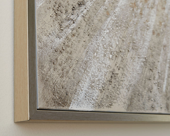 Waldard - Wall Art - Gray / Taupe / White - view 3
