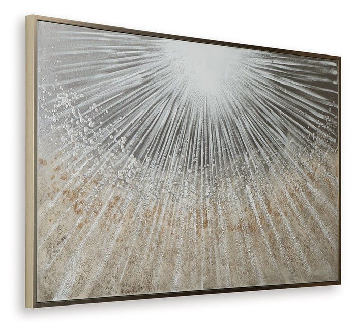 Waldard - Wall Art - Gray / Taupe / White - view 4