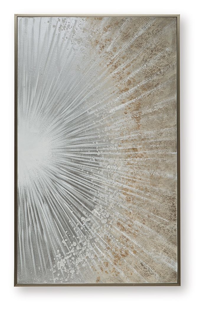 Waldard - Wall Art - Gray / Taupe / White - view 5