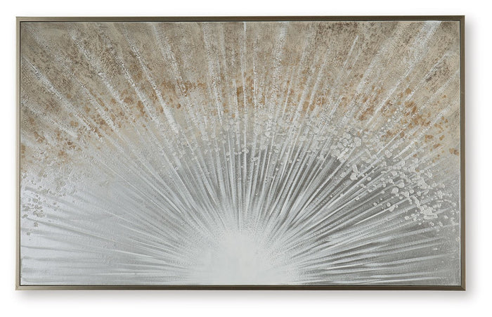 Waldard - Wall Art - Gray / Taupe / White - view 7