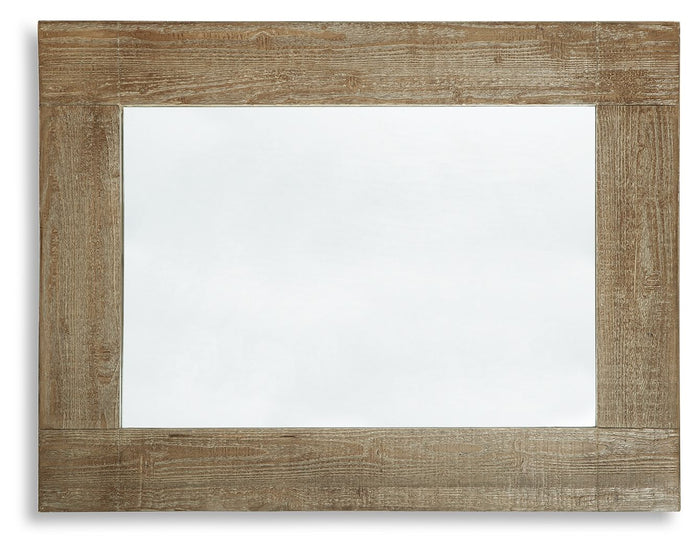 Waltleigh - Accent Mirror - Distressed Brown - view 6