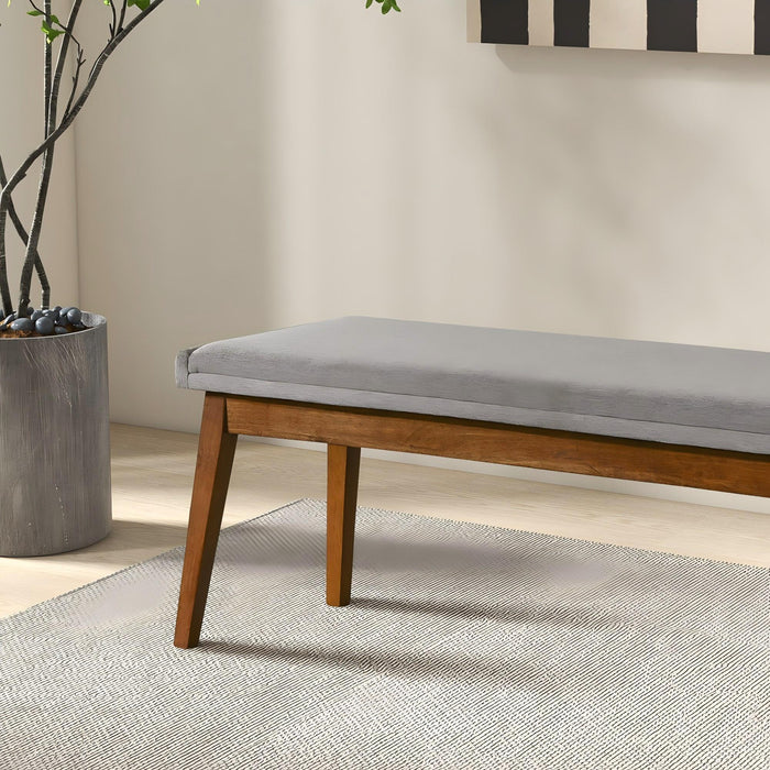Warren - Bench - Ash Gray - view 4