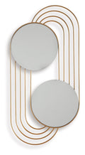Warrenley - Gold Finish - Accent Mirror by Signature Design by Ashley® | Bel Furniture