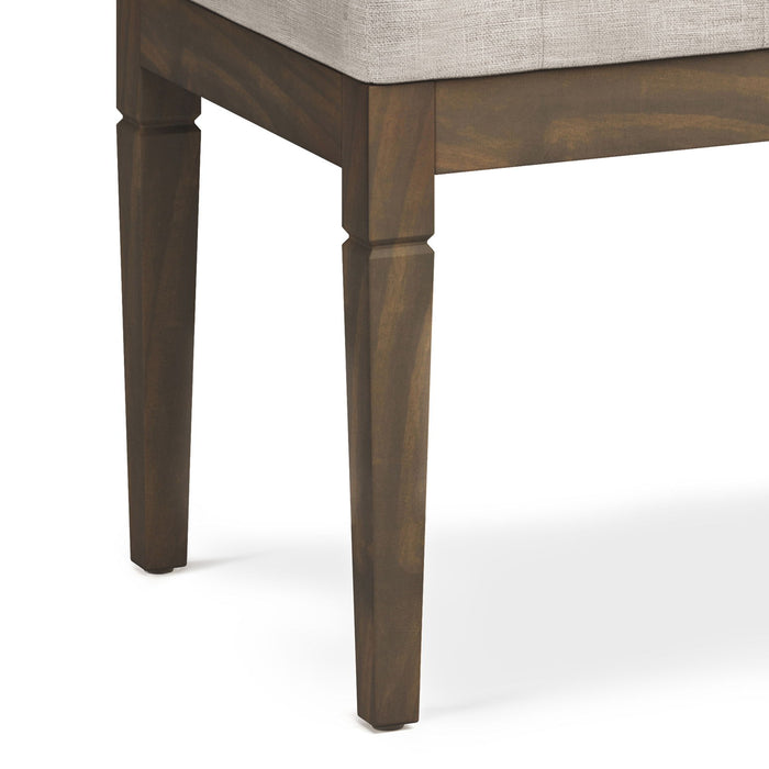 Waverly - Upholstered Tufted Ottoman Bench - view 7