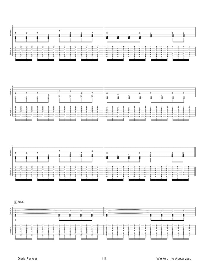 Printed Guitar Book, Digital Guitar Book