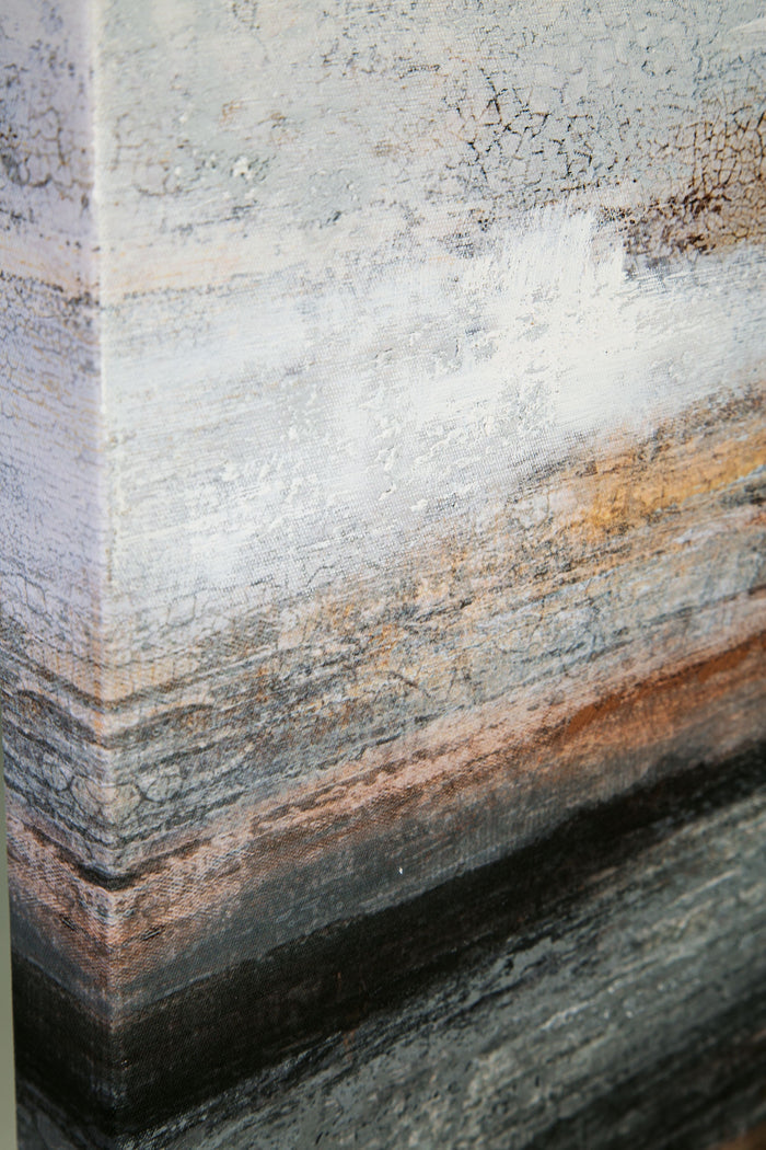 Weatheridge - Grey / Gold - Wall Art by Signature Design by Ashley® | Bel Furniture