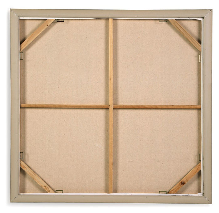 Weatheridge - Grey / Gold - Wall Art by Signature Design by Ashley® | Bel Furniture