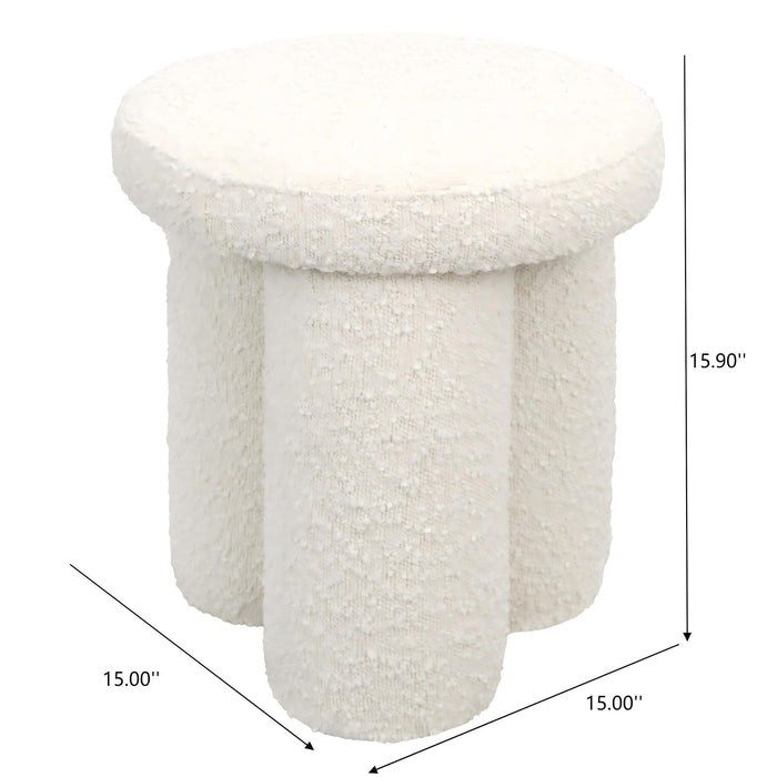 Wesley - Stool - Ivory - view 3