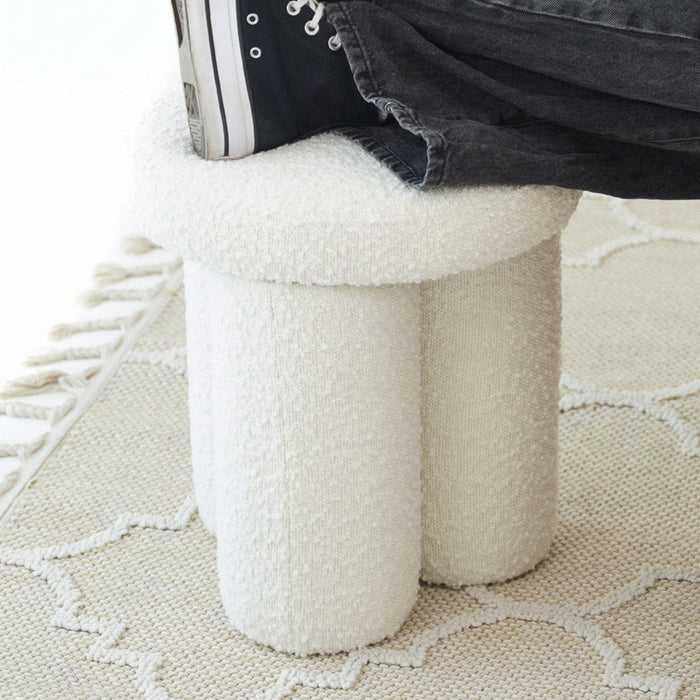 Wesley - Stool - Ivory - view 4