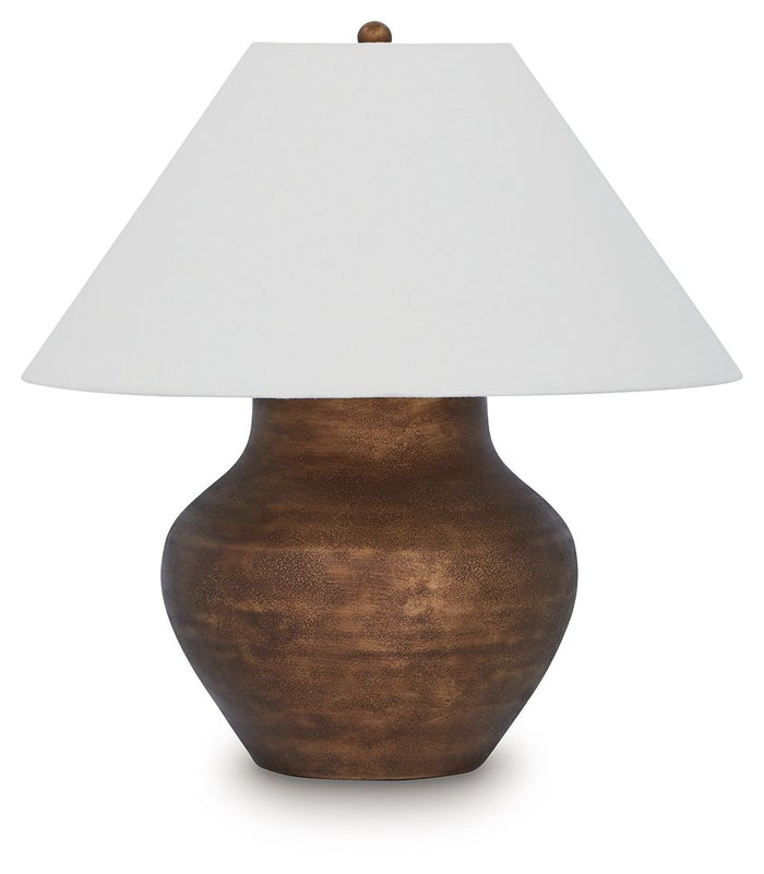Whitham Metal Table Lamp Antique Copper Finish
