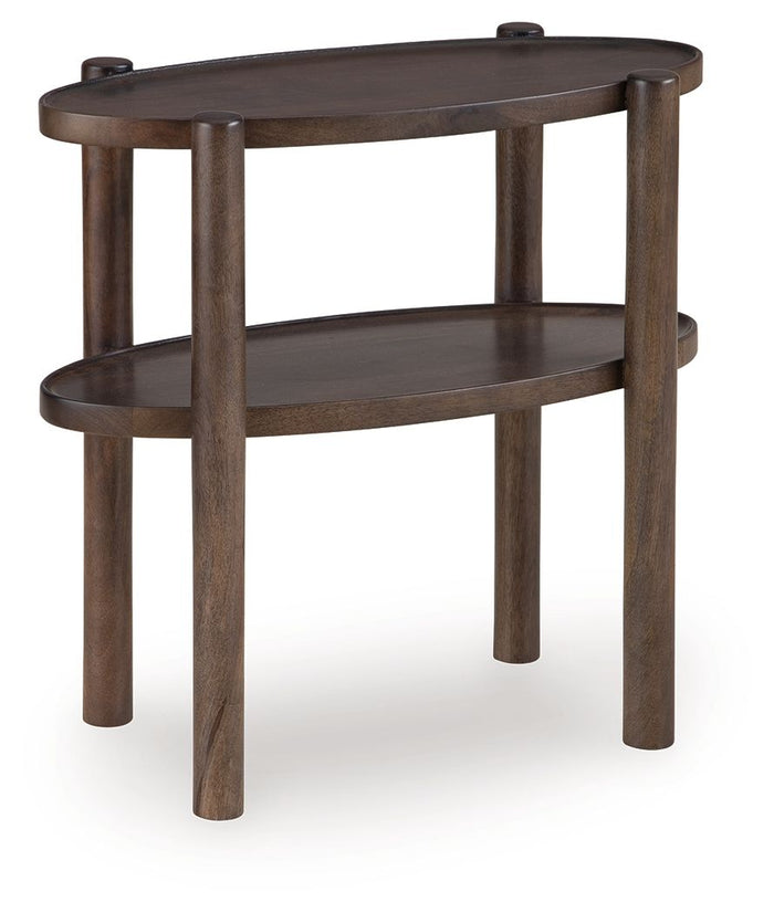 Wiattbury Accent Table Gray Brown