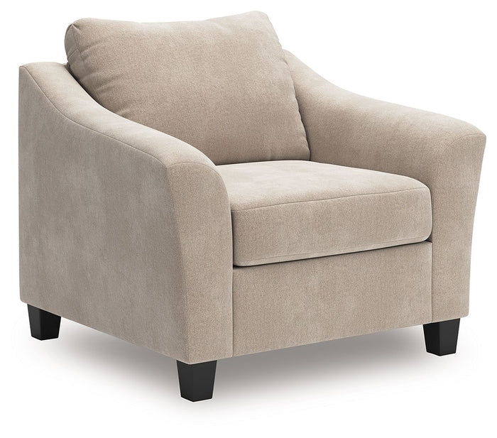 Willarae - Taupe - Chair And A Half by Benchcraft® | Bel Furniture
